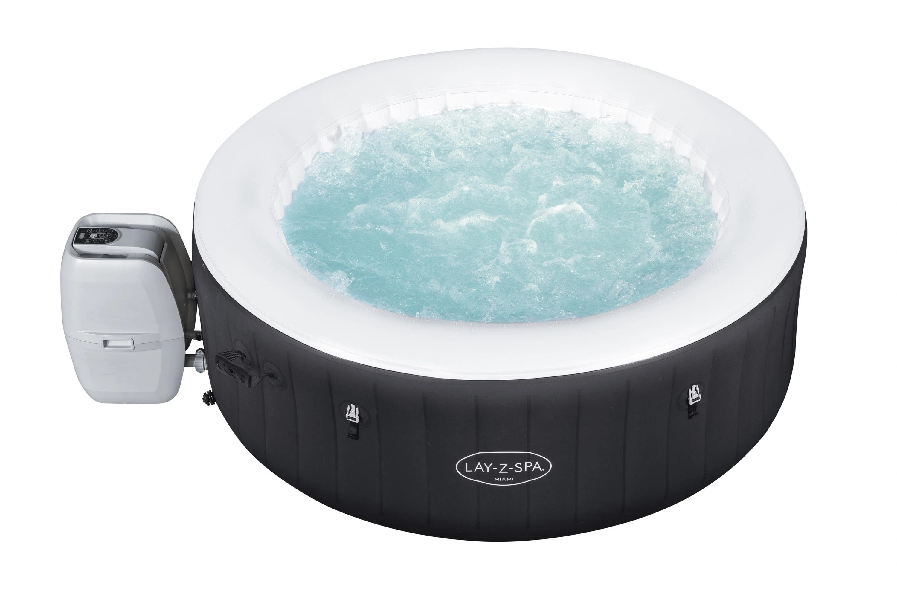 Lay-Z-Spa Miami AirJet Inflatable Hot Tub Round 4-Person 180cm