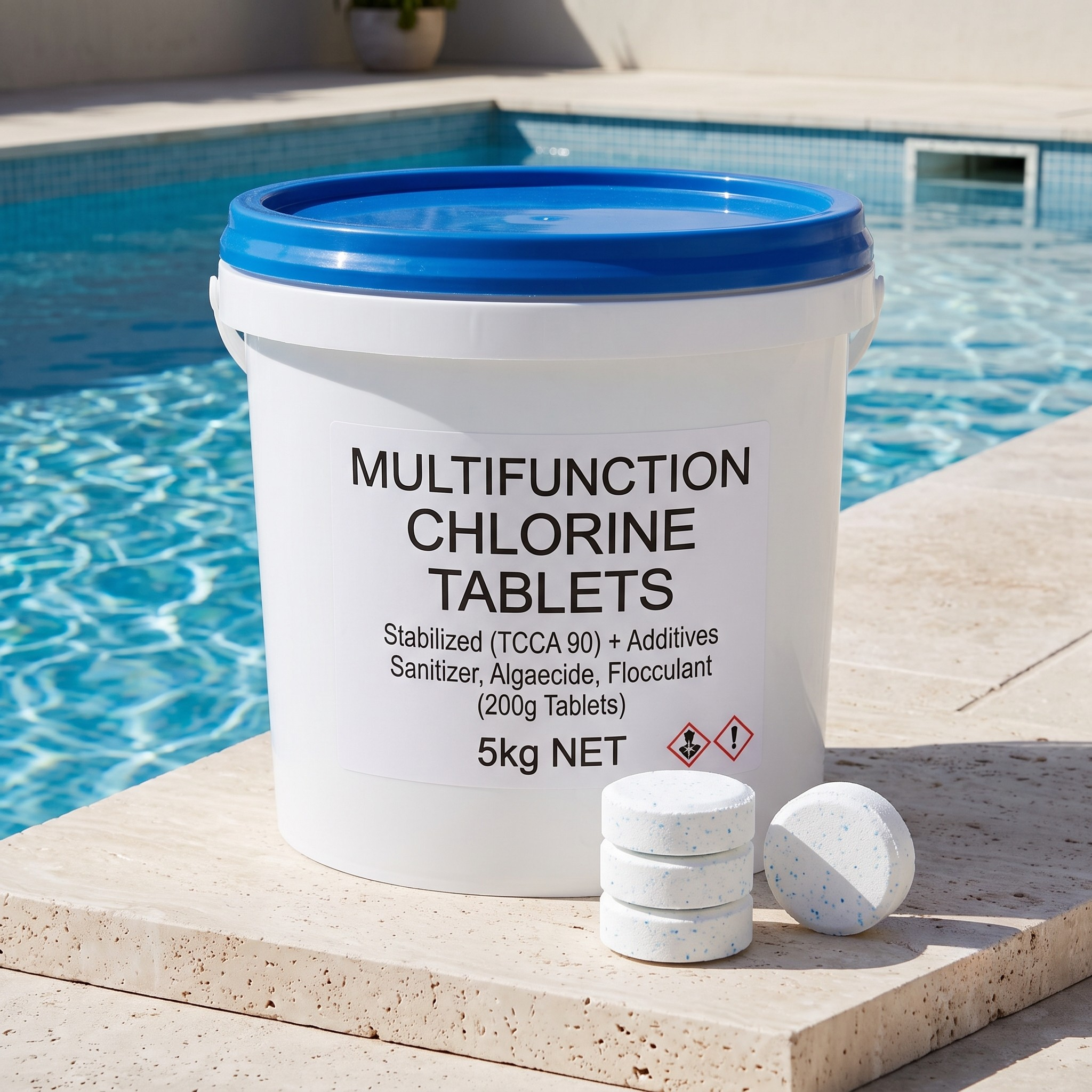 Multifunction Chlorine Tablets 200g 5kg