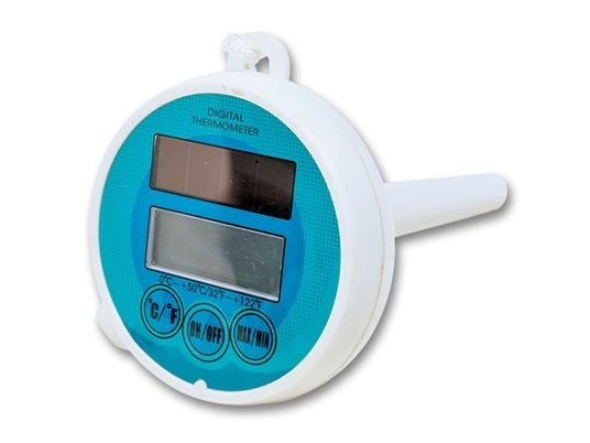 Solar-Powered Digital Floating Pool Thermometer