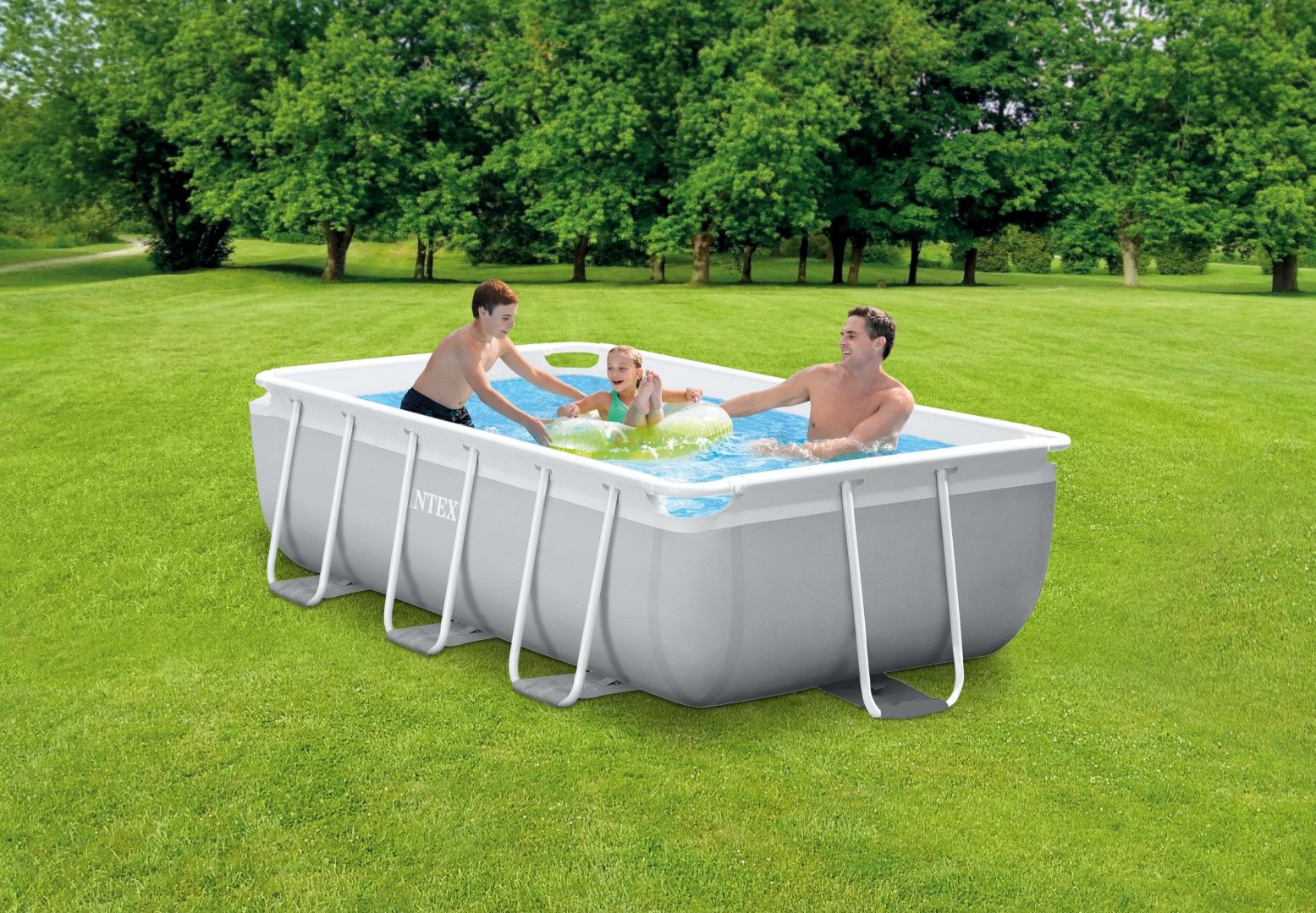 Intex Prism Rectangular Frame Pool Set 3m x 1.75m x 0.8m