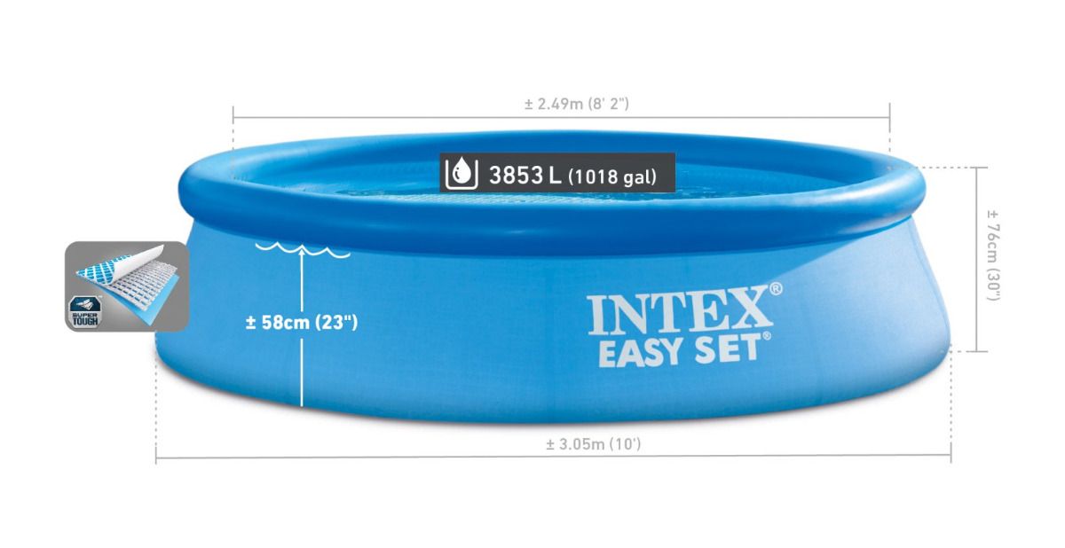 Intex Round Easy Set Pool with Filter Pump 3.05m X 76cm