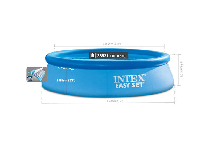 Intex Round Easy Set Pool with Filter Pump 2.44m X 61cm