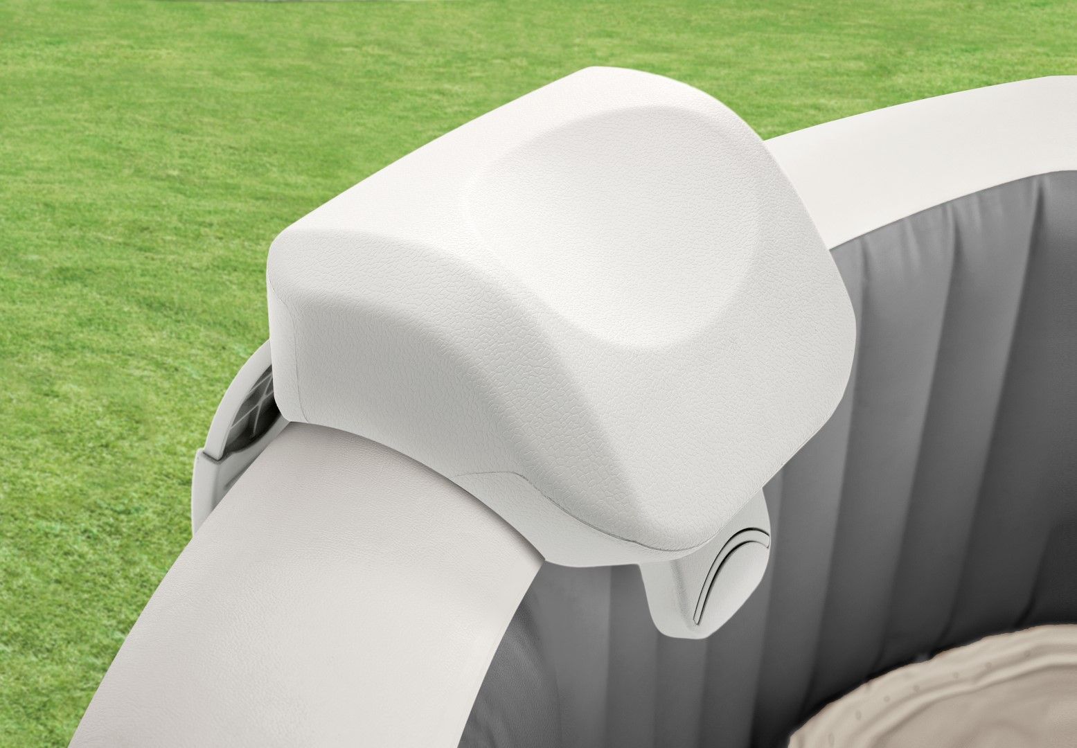 Intex PureSpa Greywood Deluxe 4-Person Inflatable Hot Tub Bubble Spa