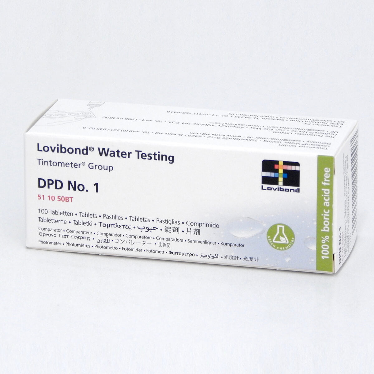 Photometer Reagent Tablets Box of 100
