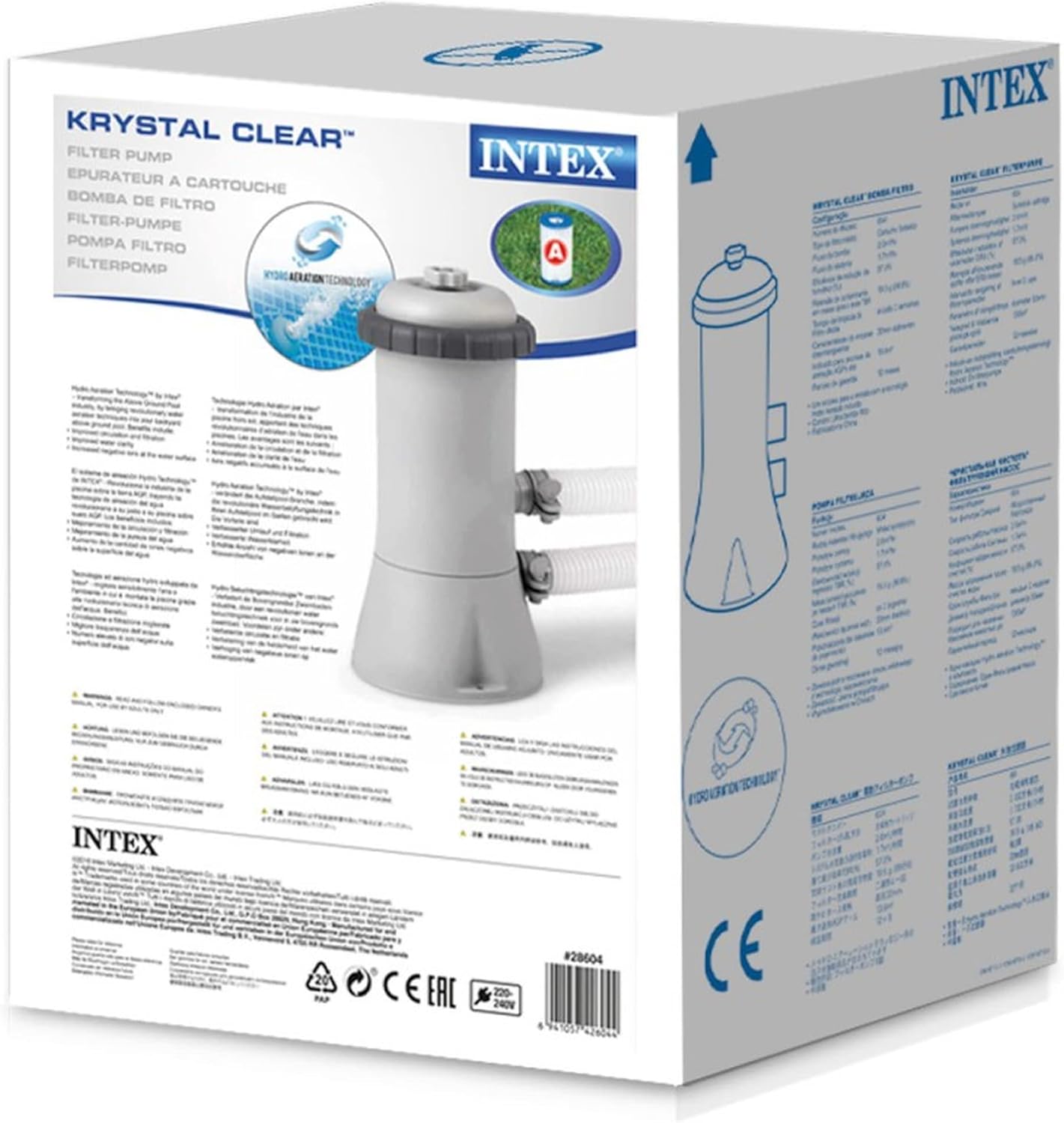 Intex C530 Krystal Clear Cartridge Filter Pump