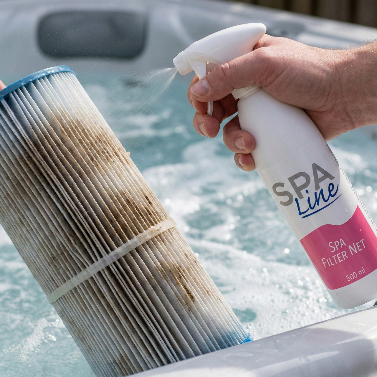 SpaLine Cartridge Filter Cleaner Spray 500ml