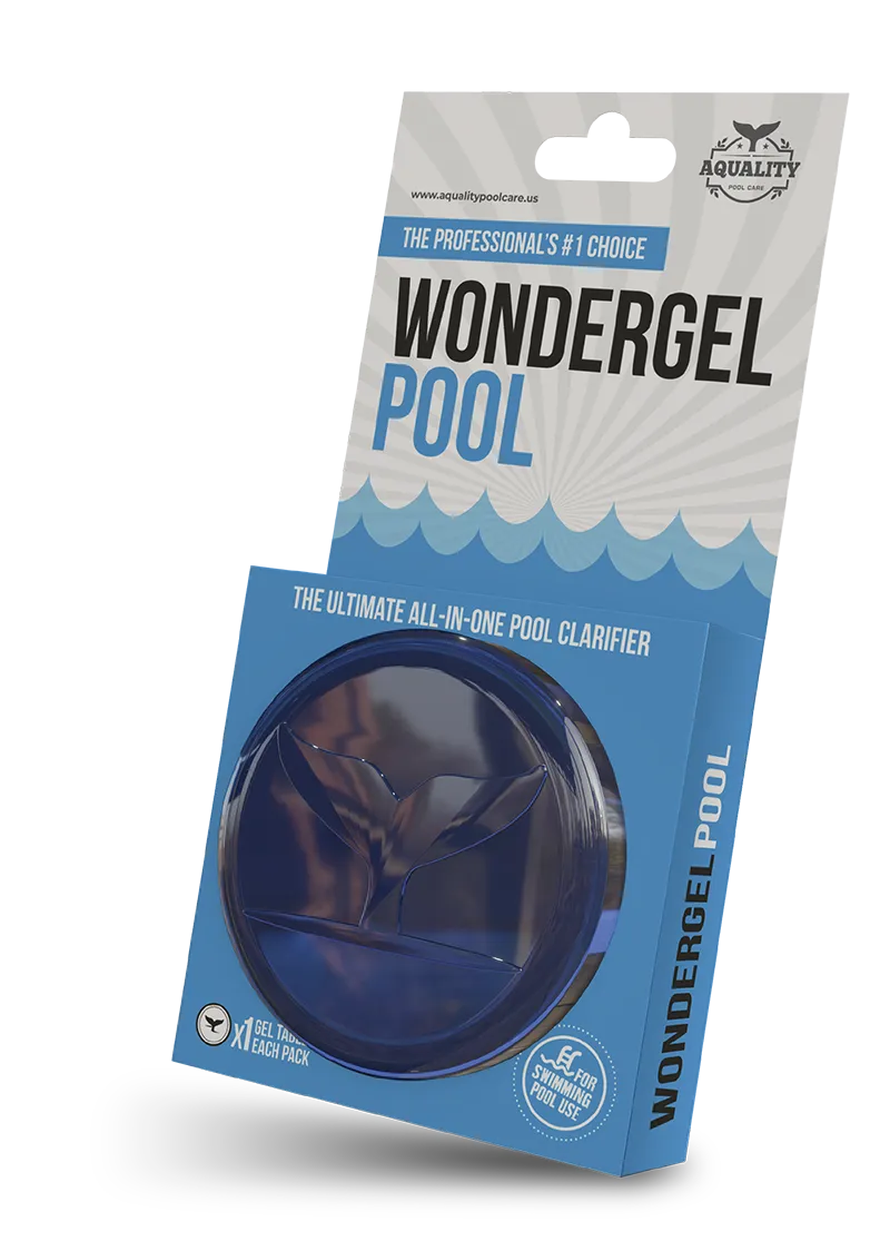Packaging of Wondergel Pool product on a white background