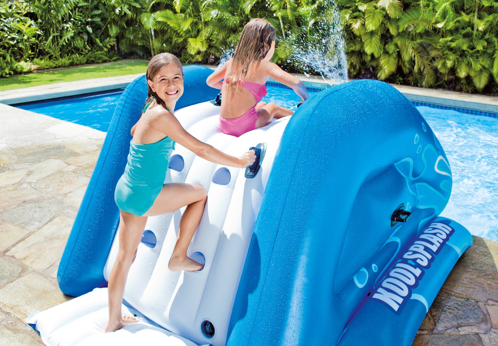 Intex Kool Splash Inflatable Water Slide with Sprayers