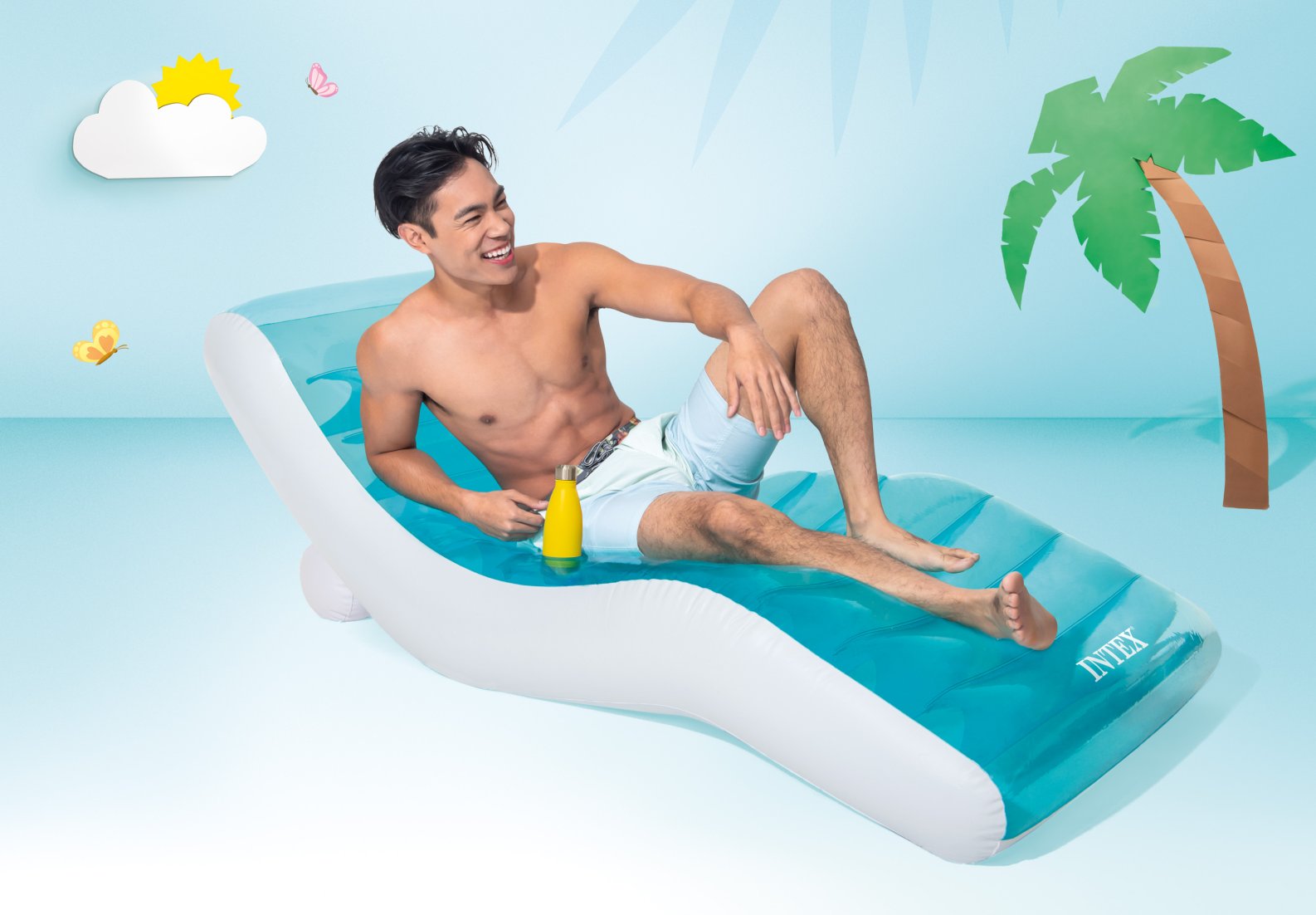 Intex Splash Lounge Pool Mattress/Lilo