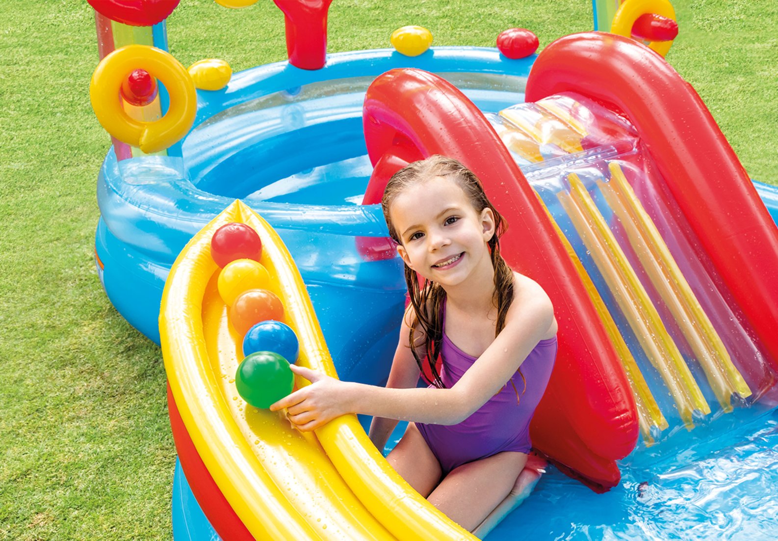 Intex Rainbow Ring Inflatable Play Centre