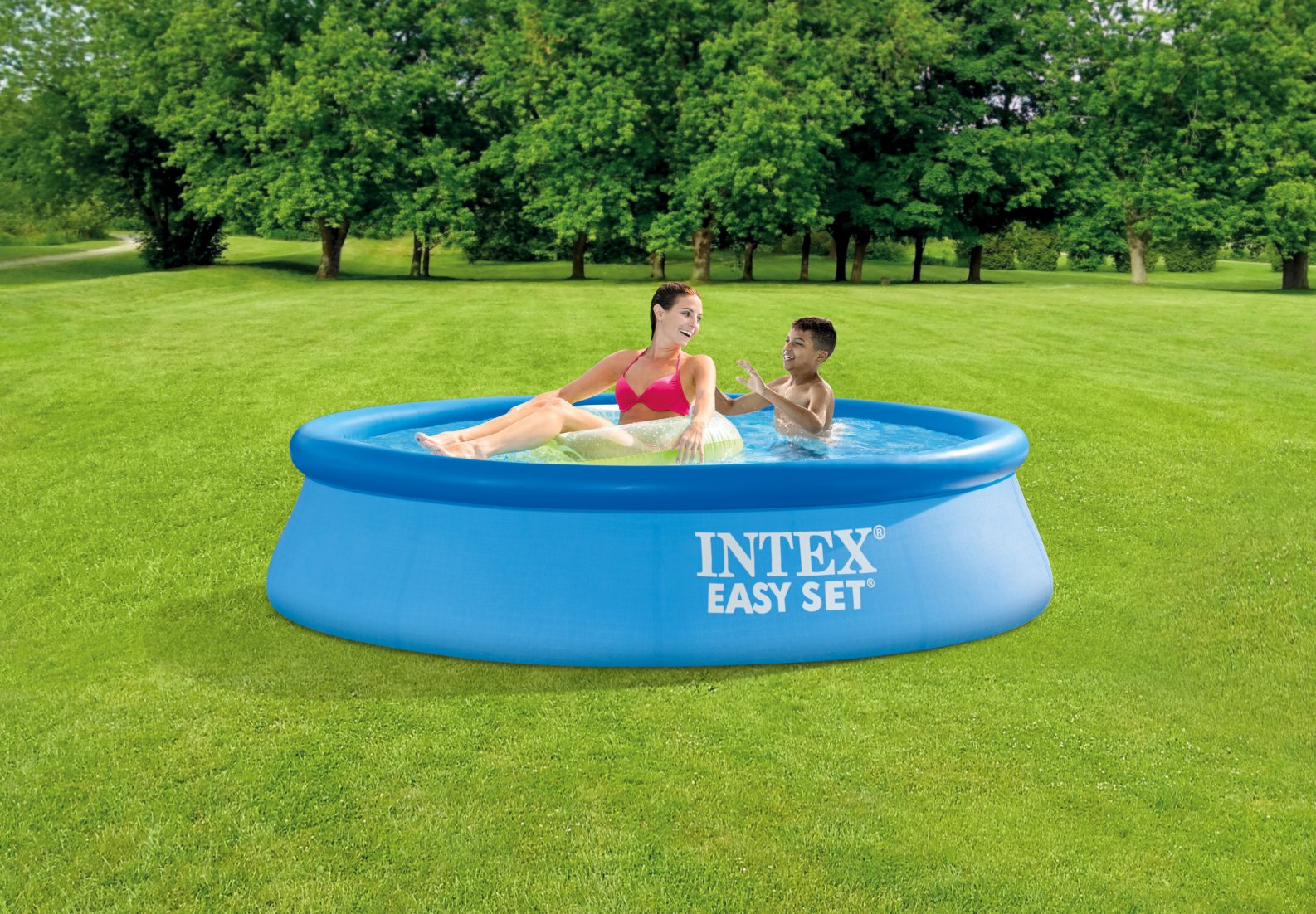 Intex Round Easy Set Pool with Filter Pump 2.44m X 61cm
