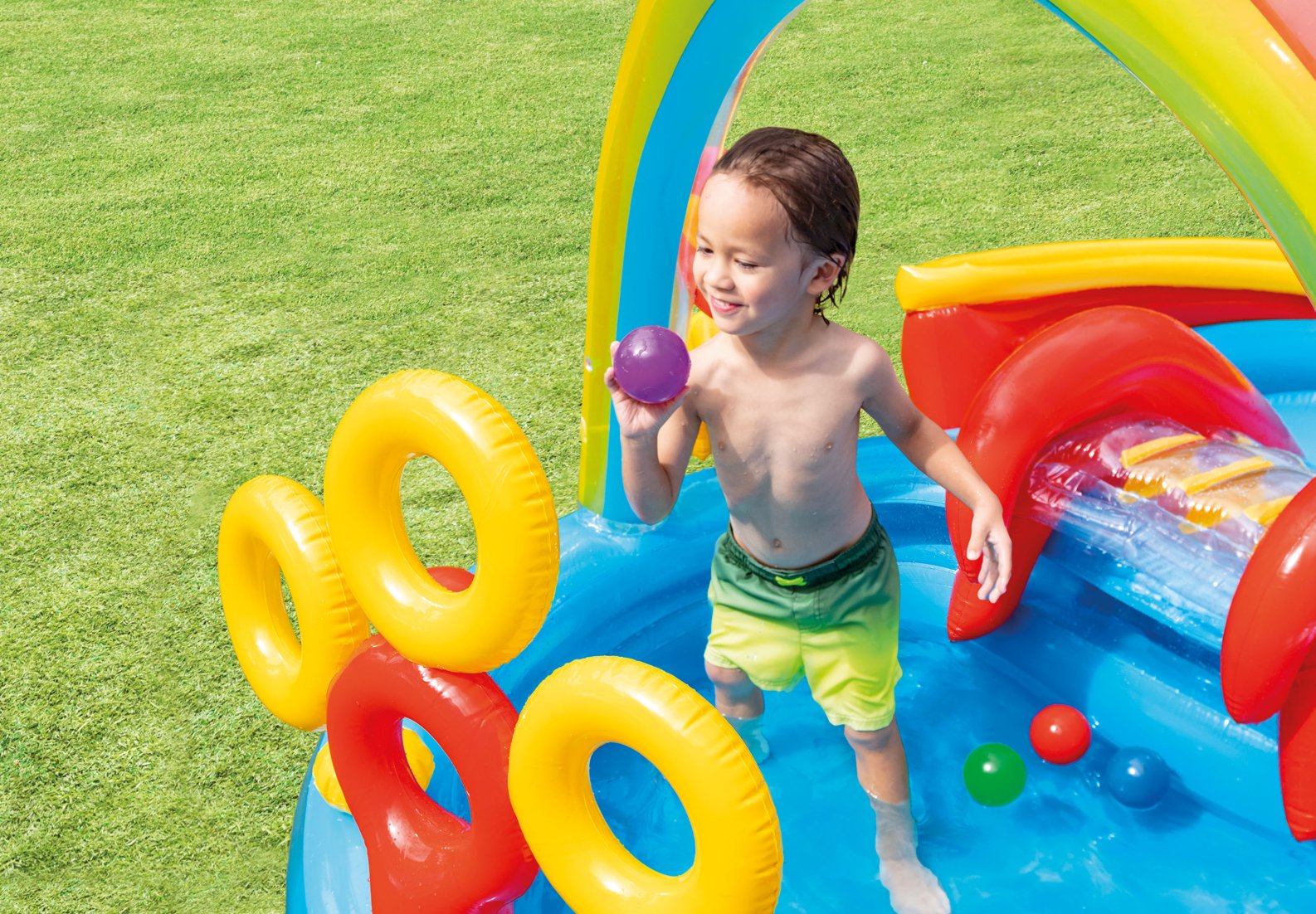 Intex Rainbow Ring Inflatable Play Centre
