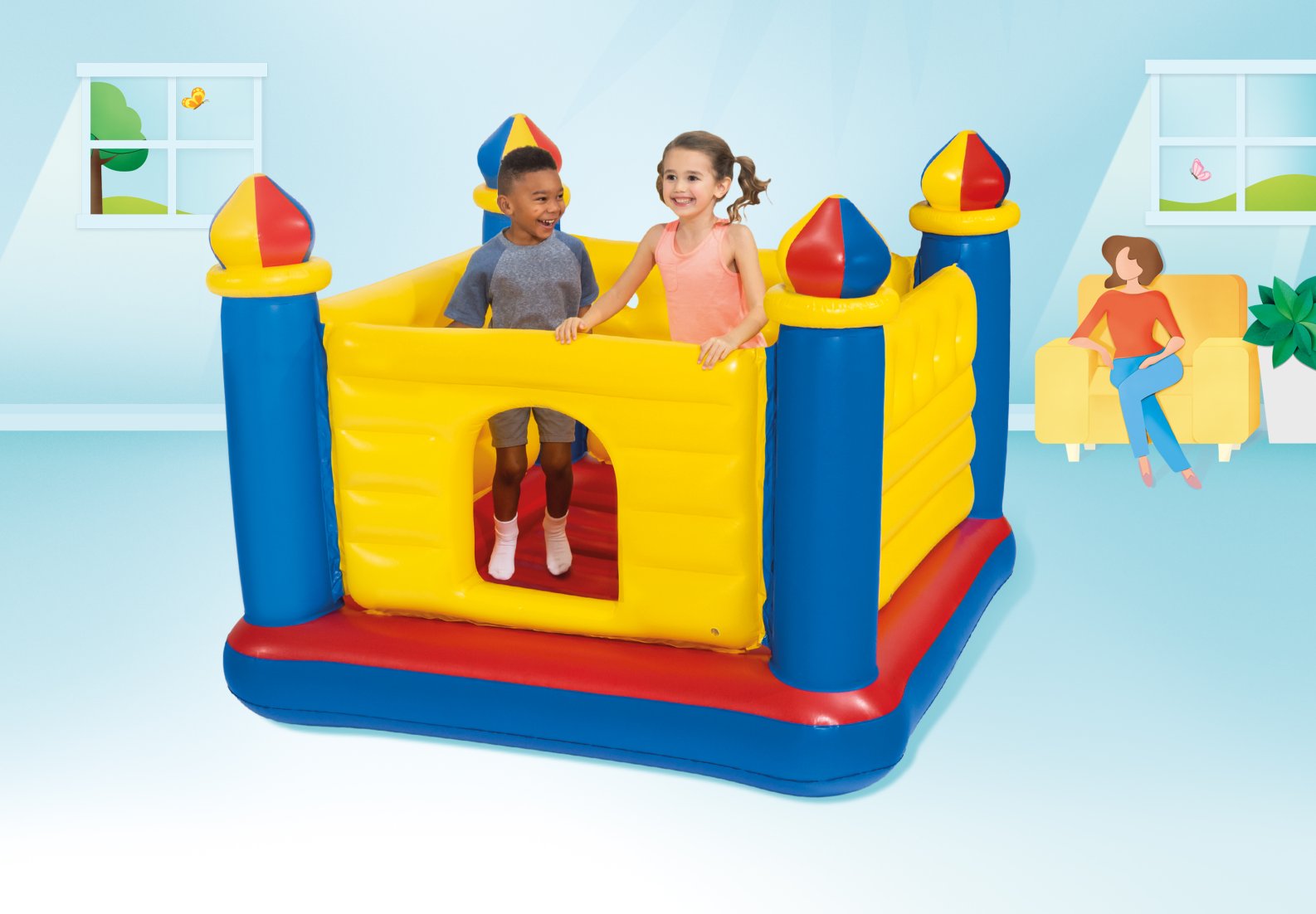 Intex Jump-O-Lene Inflatable Bouncy Castle