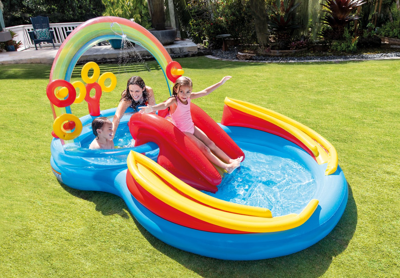 Intex Rainbow Ring Inflatable Play Centre